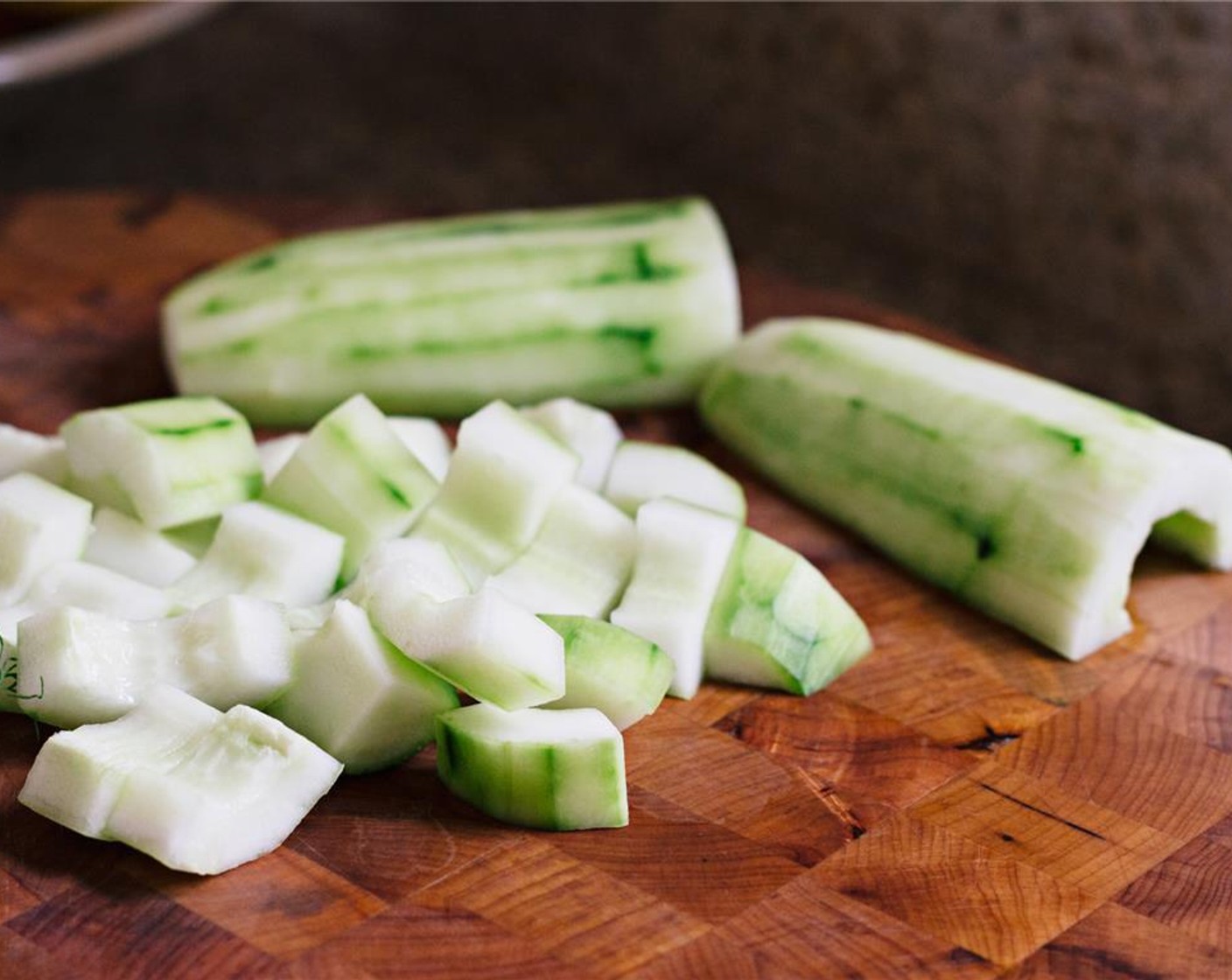 step 10 Coarsely chop the Cucumber (1/2 cup).