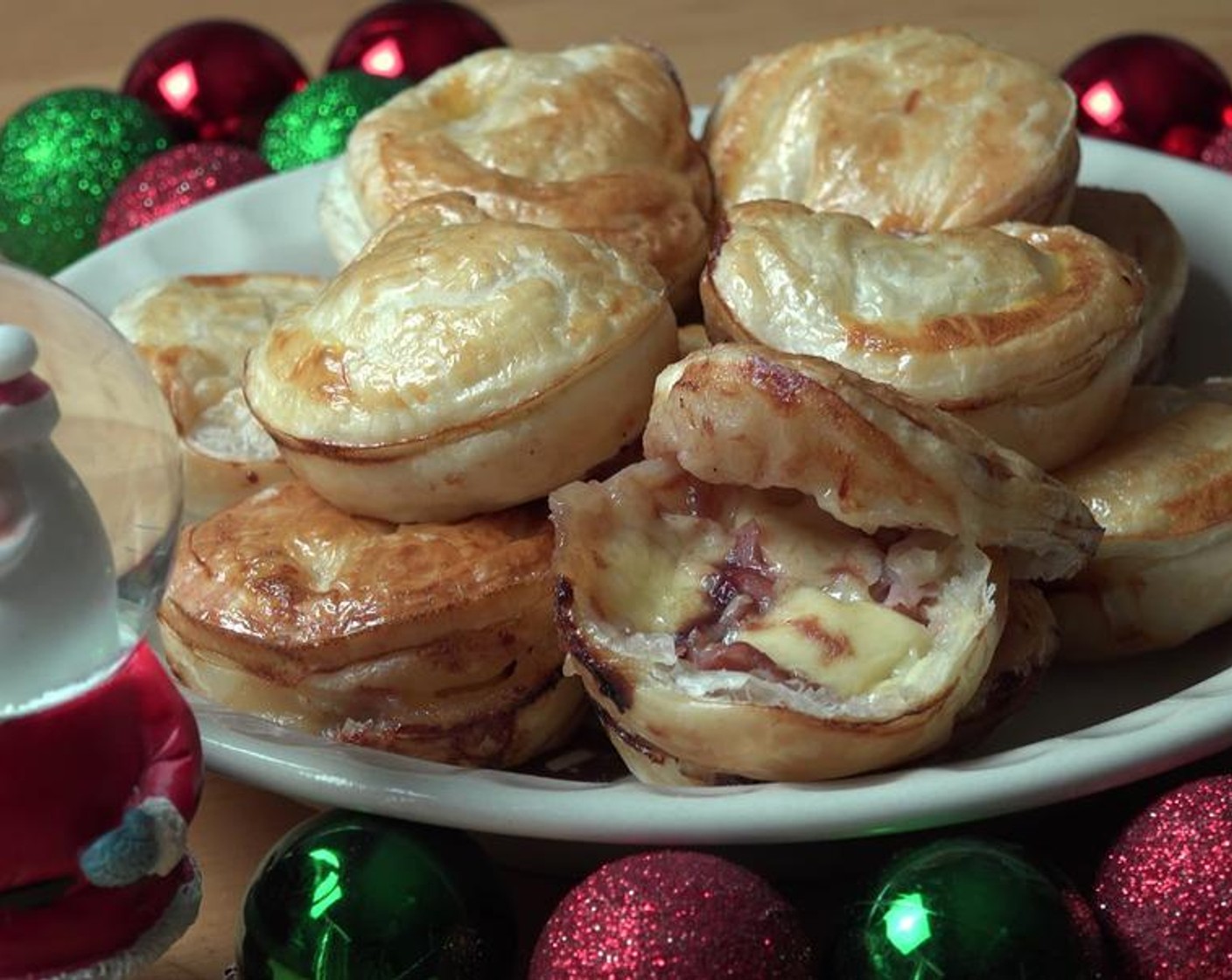 Christmas Ham and Cheese Pies