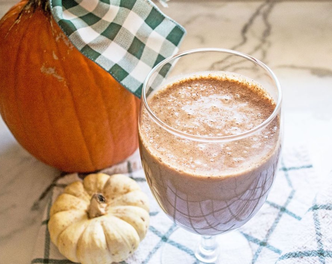 Vegan Pumpkin Spice Latte Smoothie