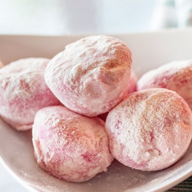 Strawberry Banana Mochi Balls Recipe | SideChef