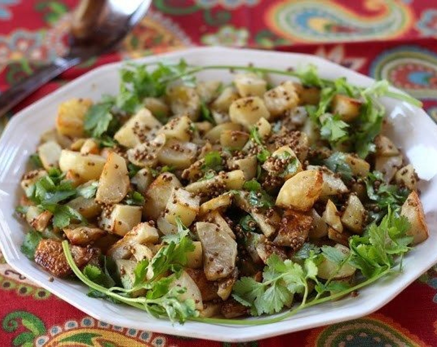 Coriander Roasted Potatoes