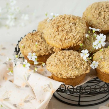 Whole Wheat Peach Streusel Muffins Recipe | SideChef