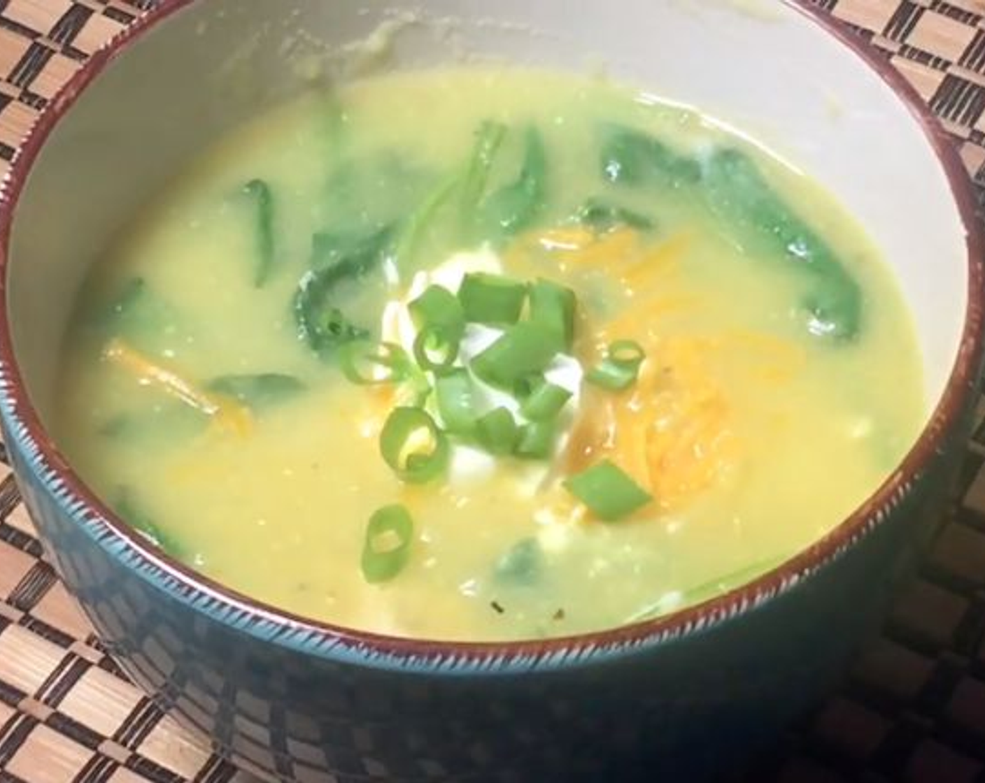 Hearty Spinach and Potato Soup
