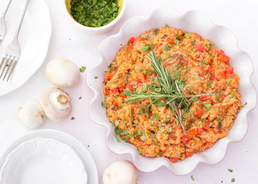 One Pot Mushroom Rice Recipe | SideChef