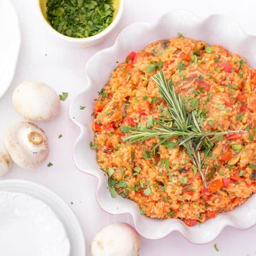 One Pot Mushroom Rice Recipe | SideChef