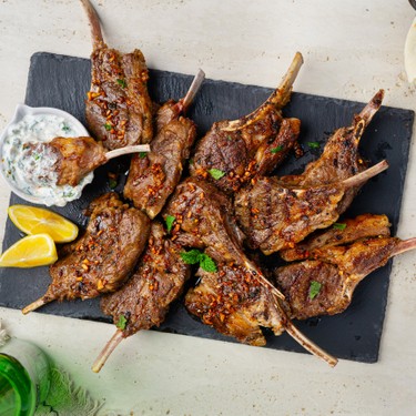 Grilled Lamb Chop with Herby Yoghurt Sauce Recipe | SideChef