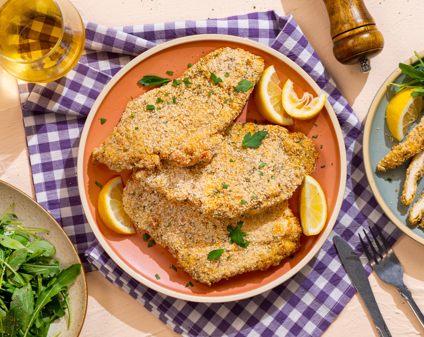 Baked Chicken Schnitzel