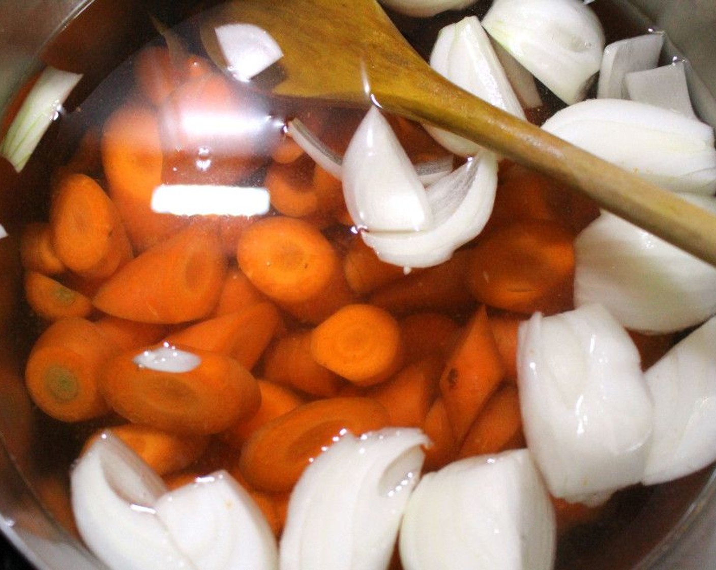 step 3 Add Chicken Stock (8 cups).