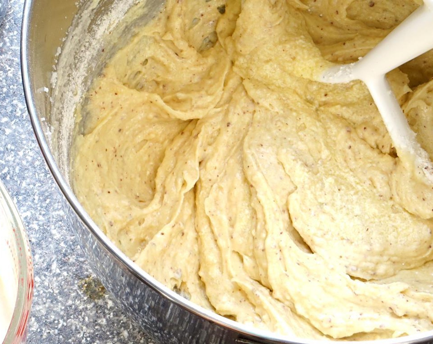step 7 Add the Eggland's Best Classic Eggs (2) one at a time and beat into the butter mixture until fully incorporated before adding the second egg. Beat until blended.