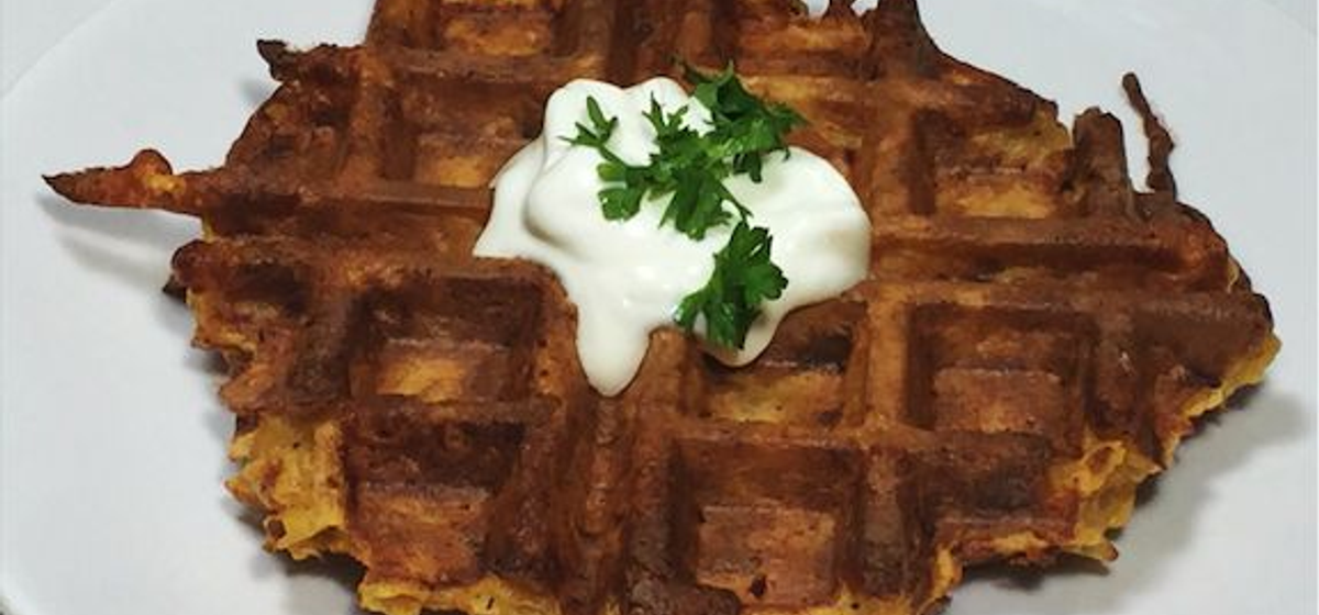 Waffle Iron Potato Latkes Recipe SideChef