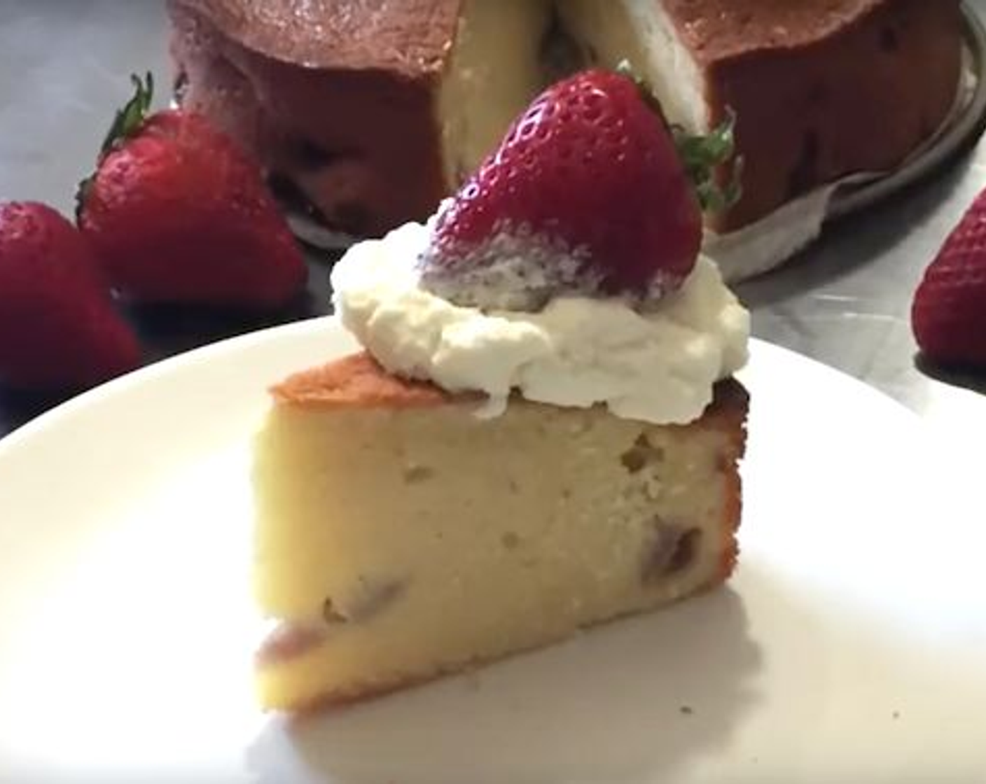 Strawberry Pound Cake