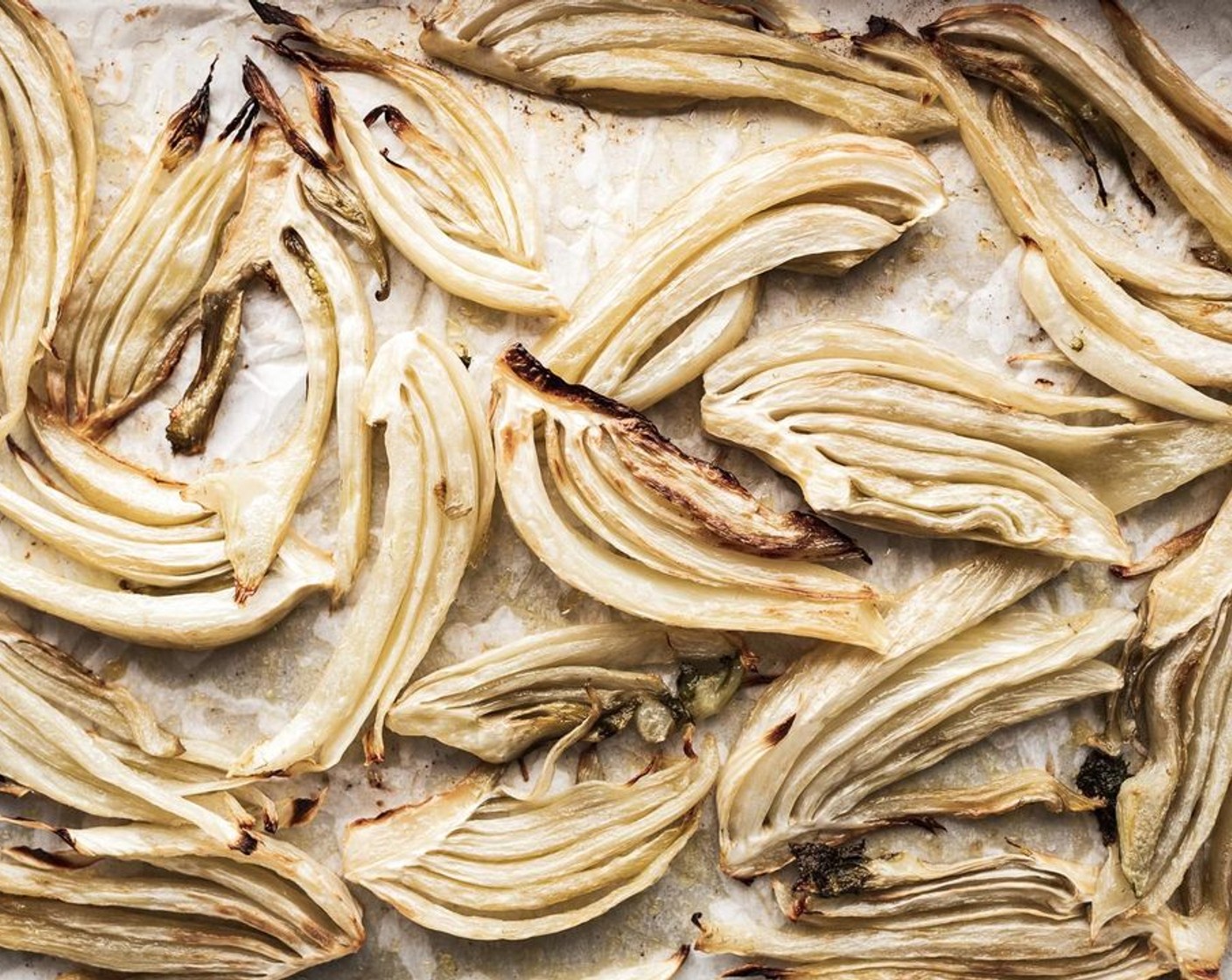 step 8 Continue roasting the fennel for another 10 minutes, until it has softened and looks slightly caramelized.