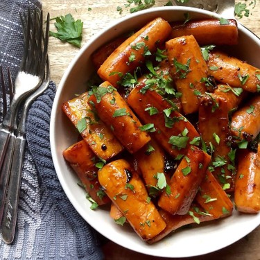 Roasted Carrots with Honey Butter Glaze Recipe | SideChef