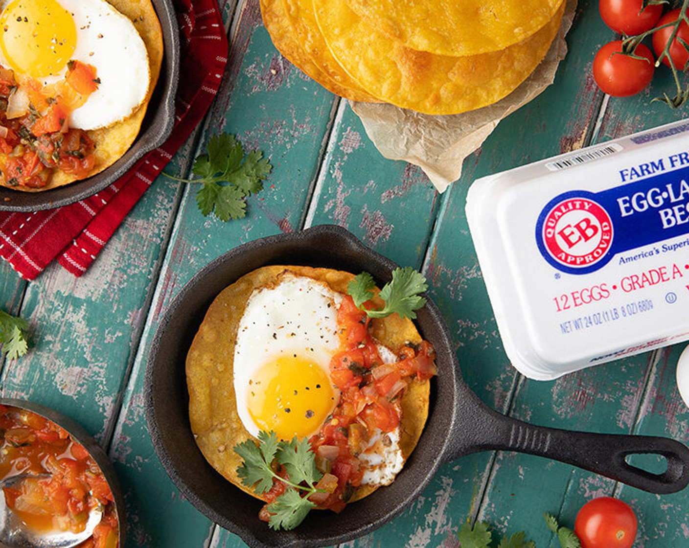 Fresh Veggie Huevos Rancheros