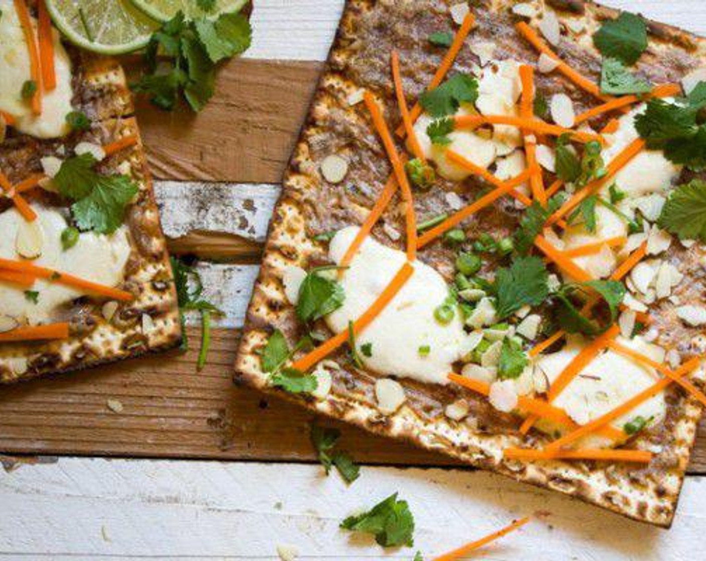 Thai Matzah Pizza