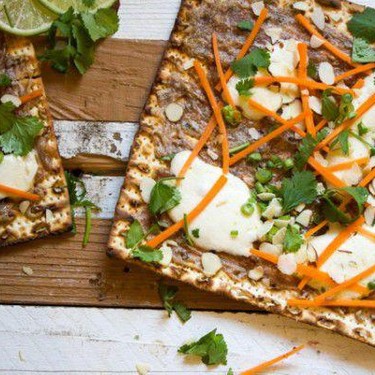 Thai Matzah Pizza Recipe | SideChef