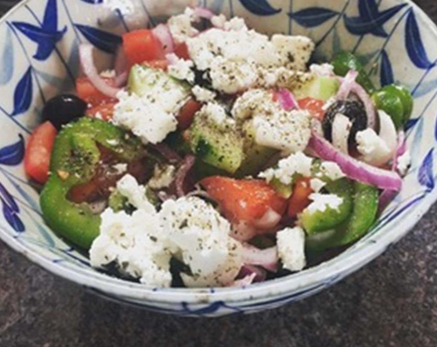 step 4 Top the salad with Feta Cheese (to taste).