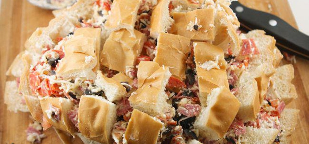 Loaded PullApart Antipasto Bread Recipe SideChef