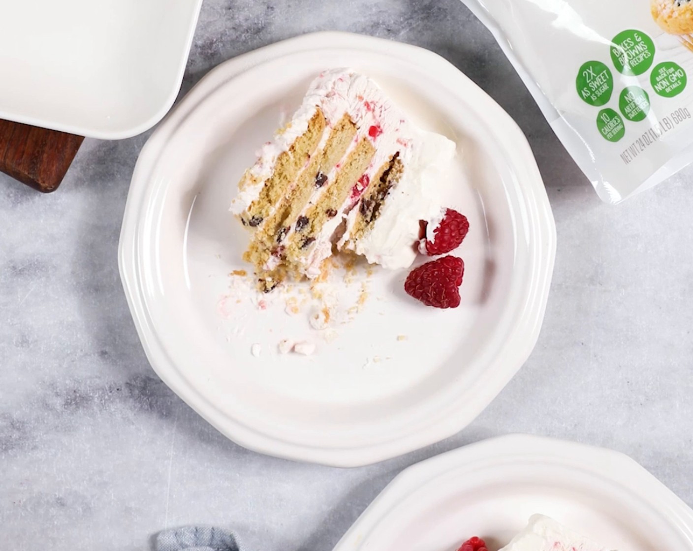 Raspberry Graham Cracker Ice-Box Cake