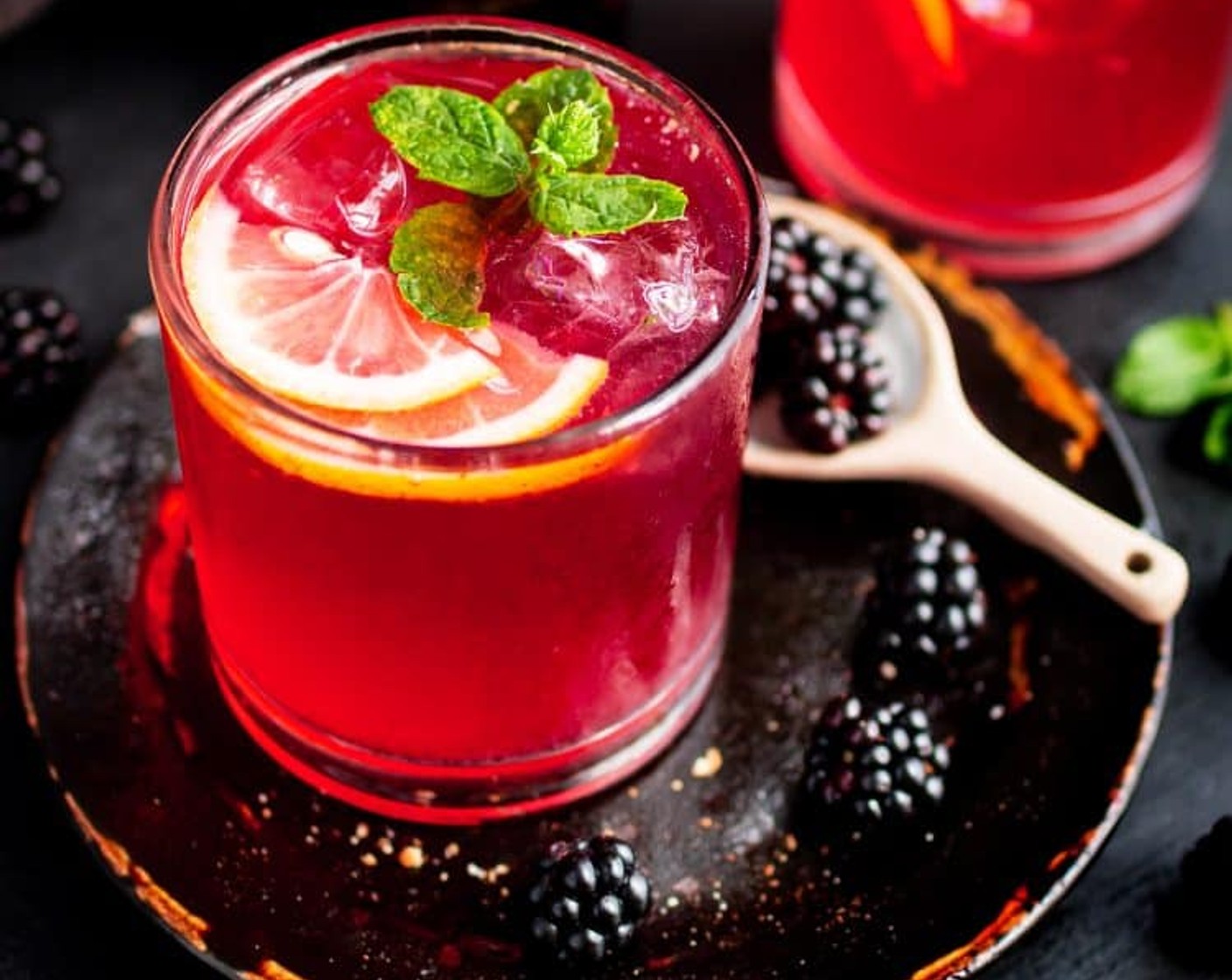 Homemade Wild Blackberry Cordial