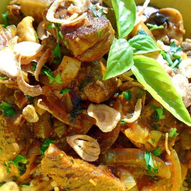 Curried Beef and Mushroom Buddha Bowl Recipe | SideChef