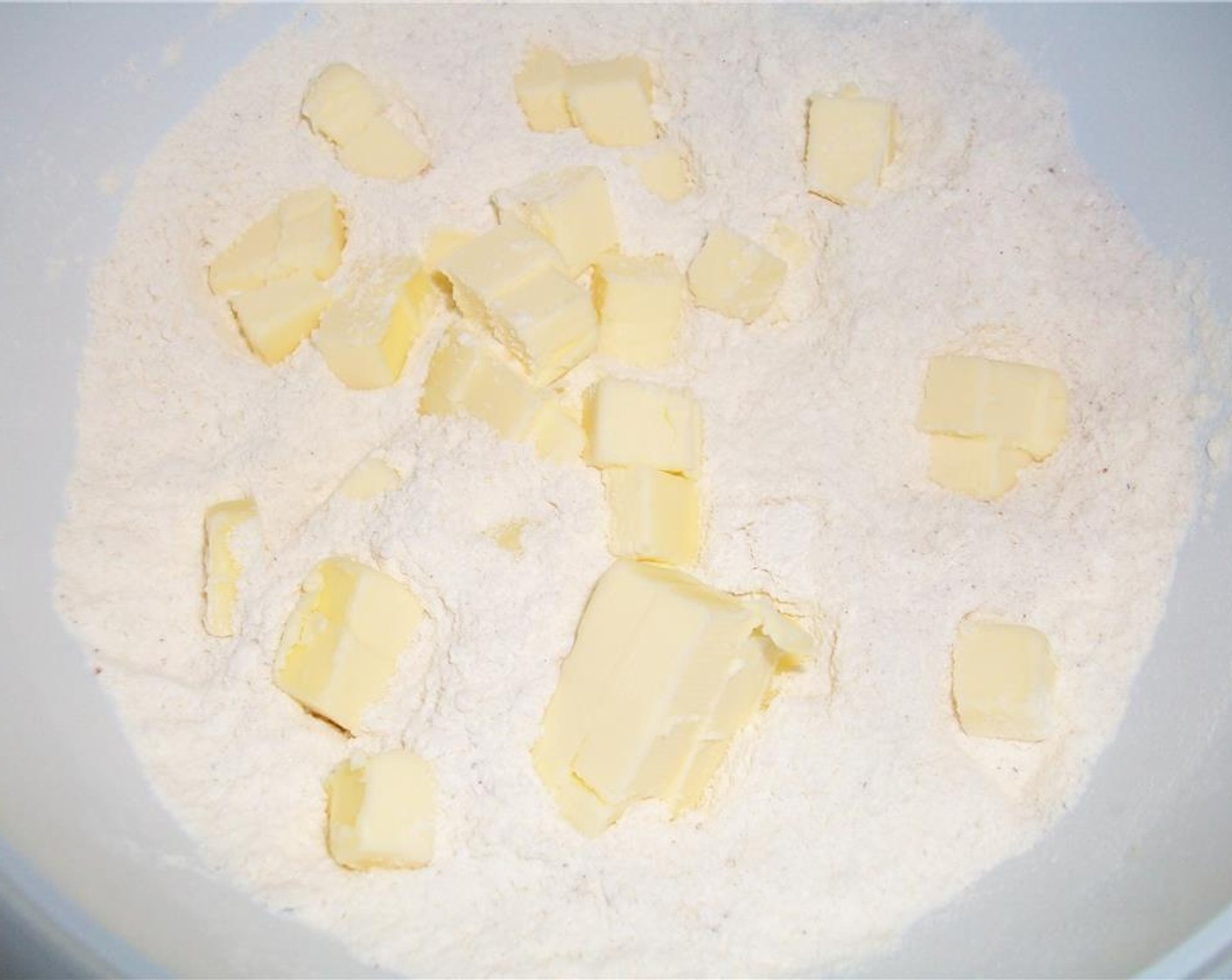 step 3 Use a fork to blend in Unsalted Butter (1/4 cup) until the mixture is crumbly.