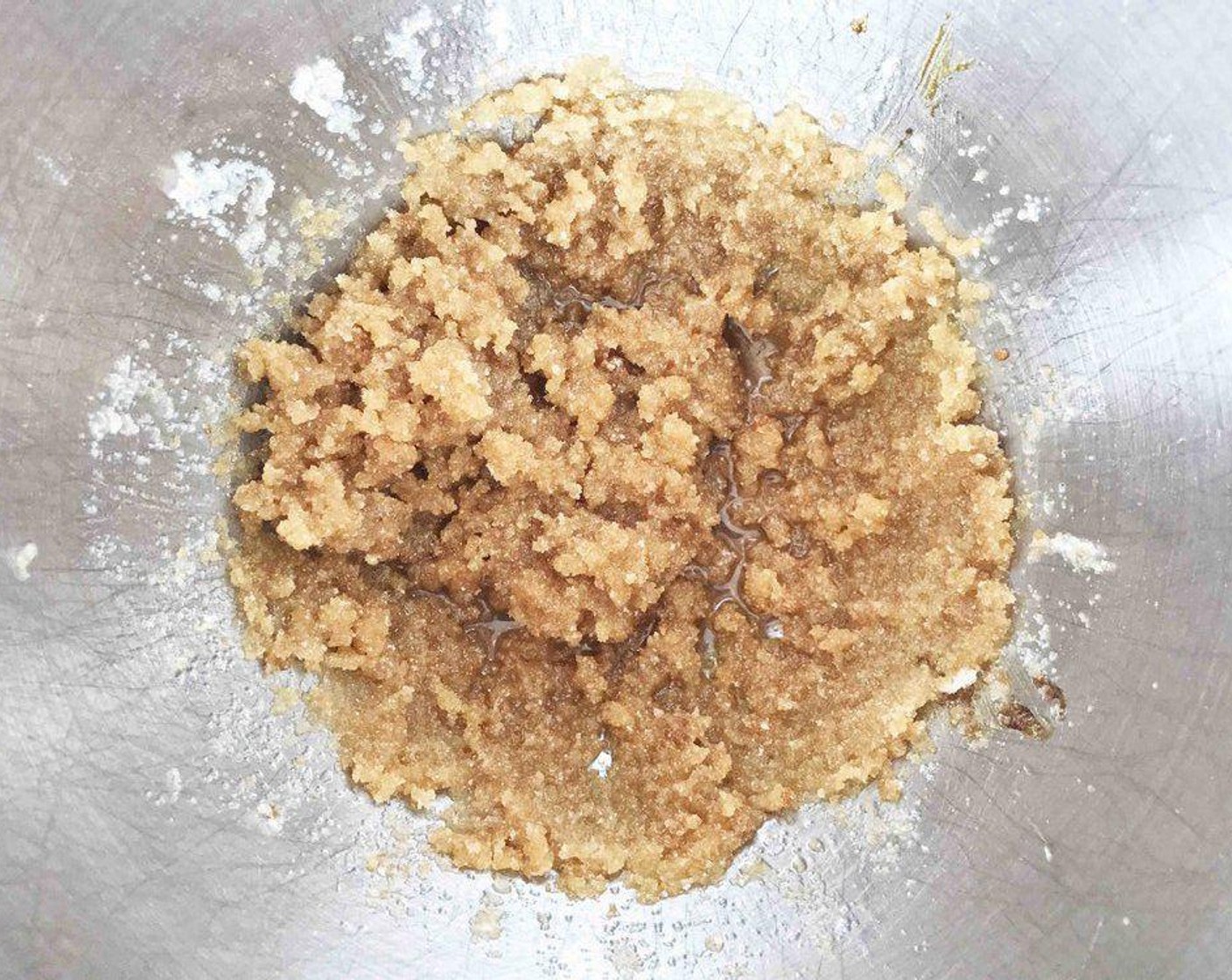 step 2 In the bowl of a stand mixer, add the Vegetable Oil (1/4 cup), Granulated Sugar (1 cup), Natural Sweetener (1 1/2 Tbsp) and Molasses (1 Tbsp). Beat together until well combined.