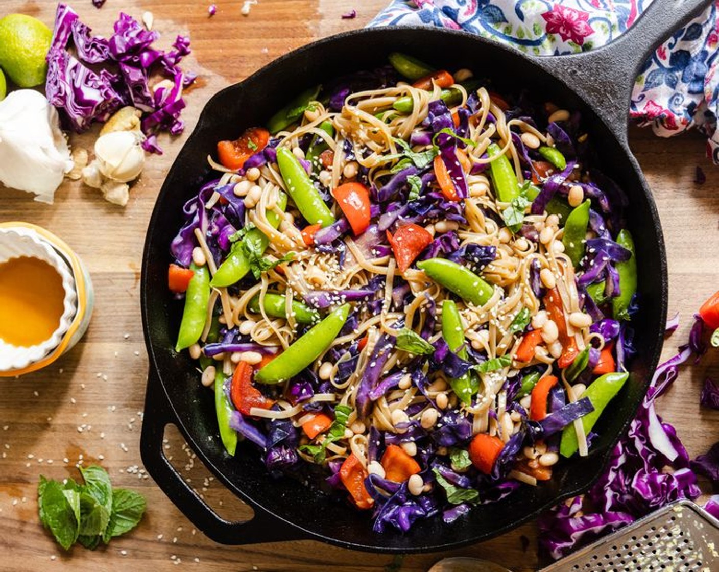 Rainbow Veggie Stir Fry