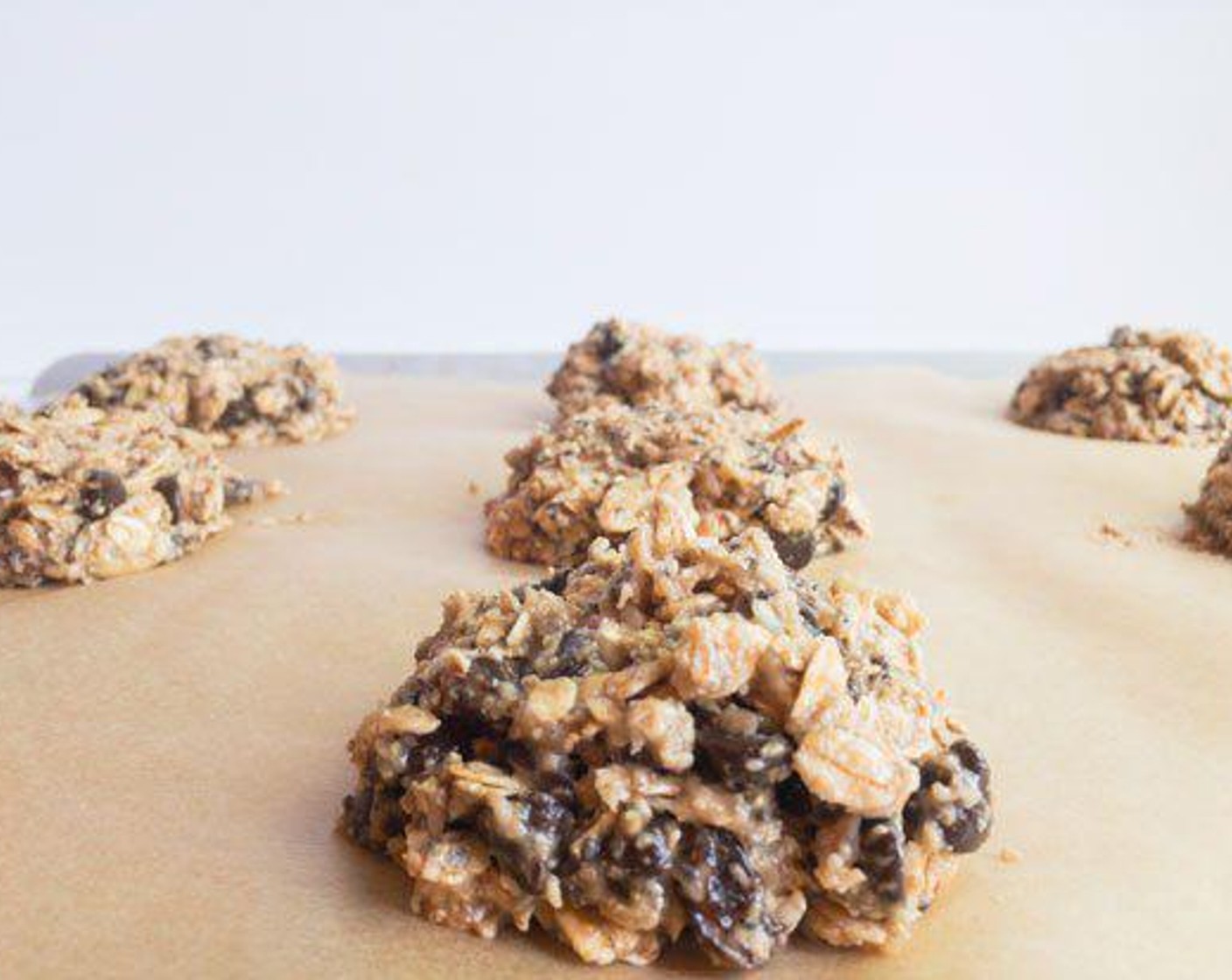 step 5 Form 2 to 3-inch cookies on a silicone baking mat or greased cookie sheet. Bake for 12-17 minutes, until done. (For bars, use a 9x9-inch baking dish or round baking pan and check after 20 minutes, baking until center is done.)