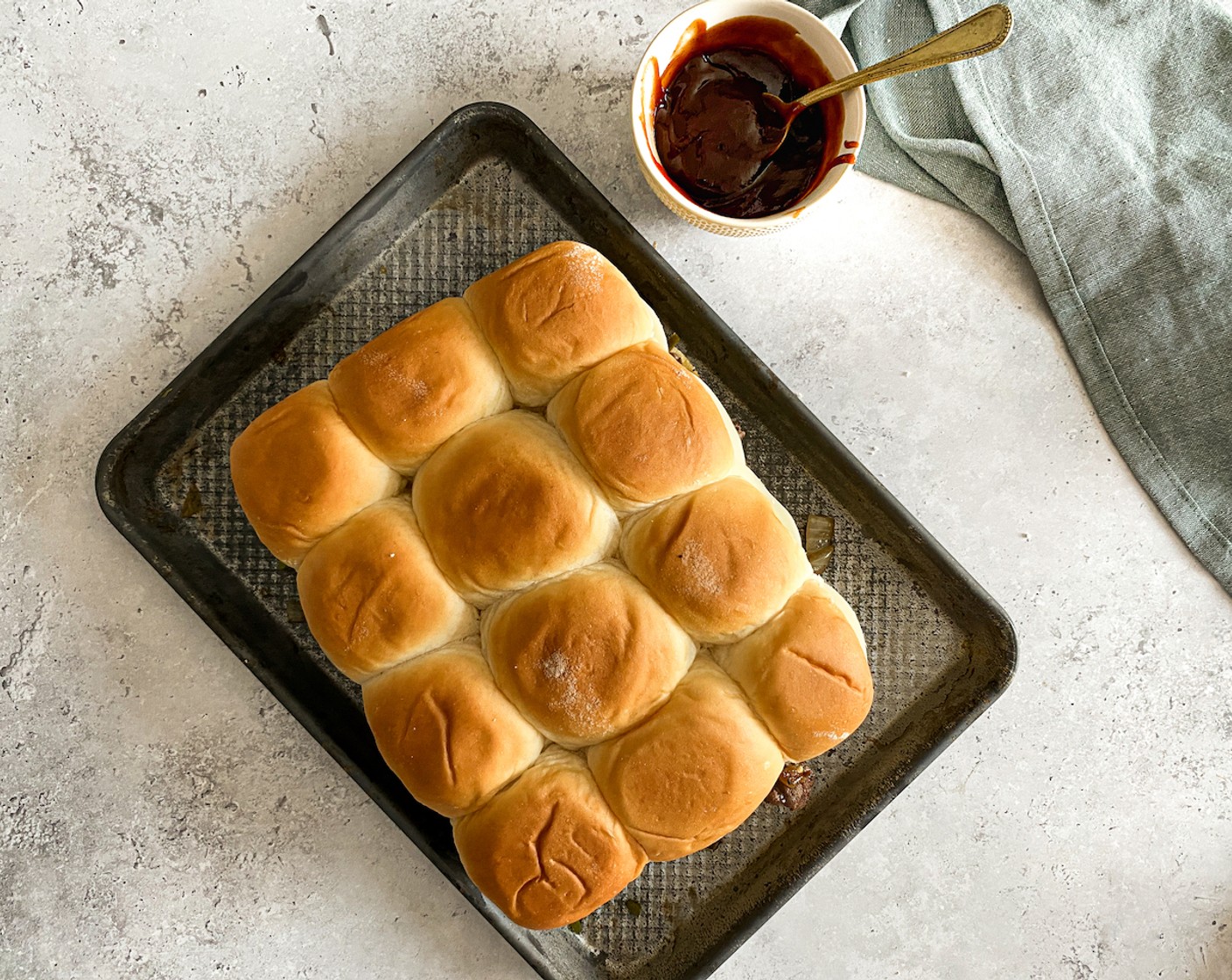 step 9 Cover with top piece of bread and bake for 5–8 minutes or until cheese is melted and oozing and the bread is crispy on the outside.