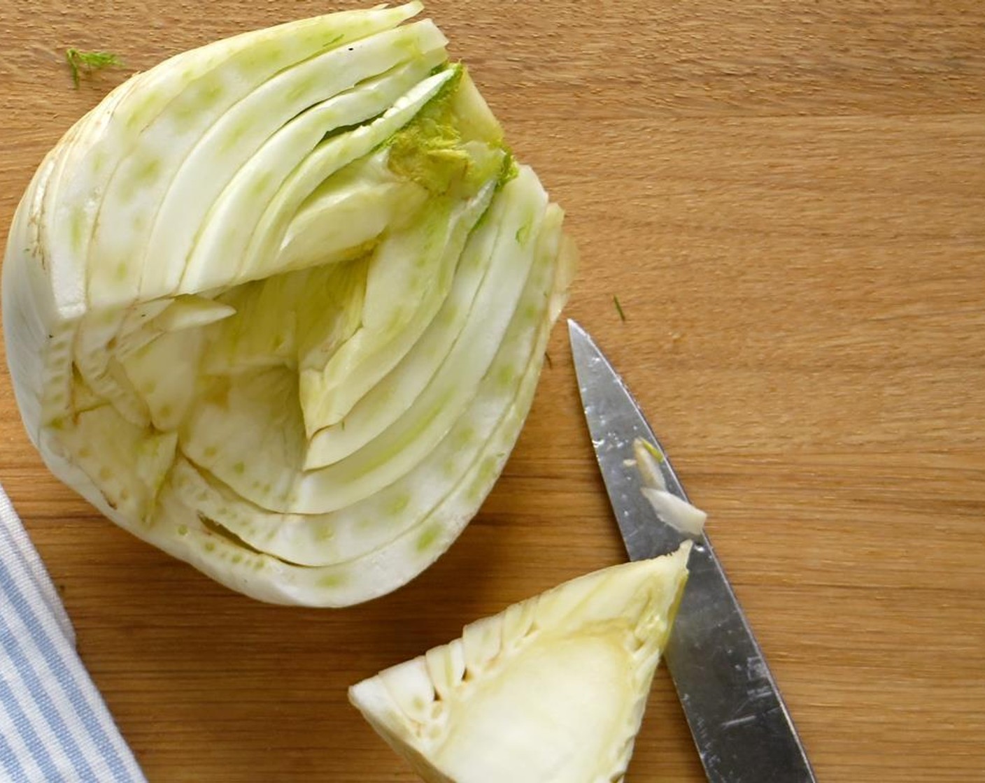 step 5 Core and shred the Fennel Bulb (1/2).