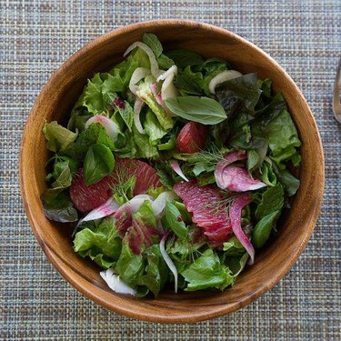 Grapefruit, Fennel, and Herb Salad with Cactus Pear Vinaigrette Recipe | SideChef