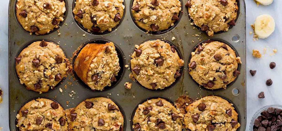 Banana Chocolate Chip Muffins Recipe | SideChef