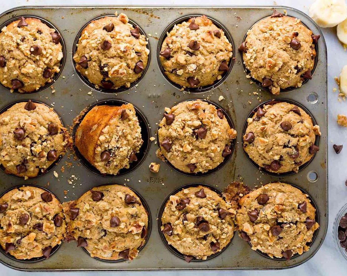 Banana Chocolate Chip Muffins