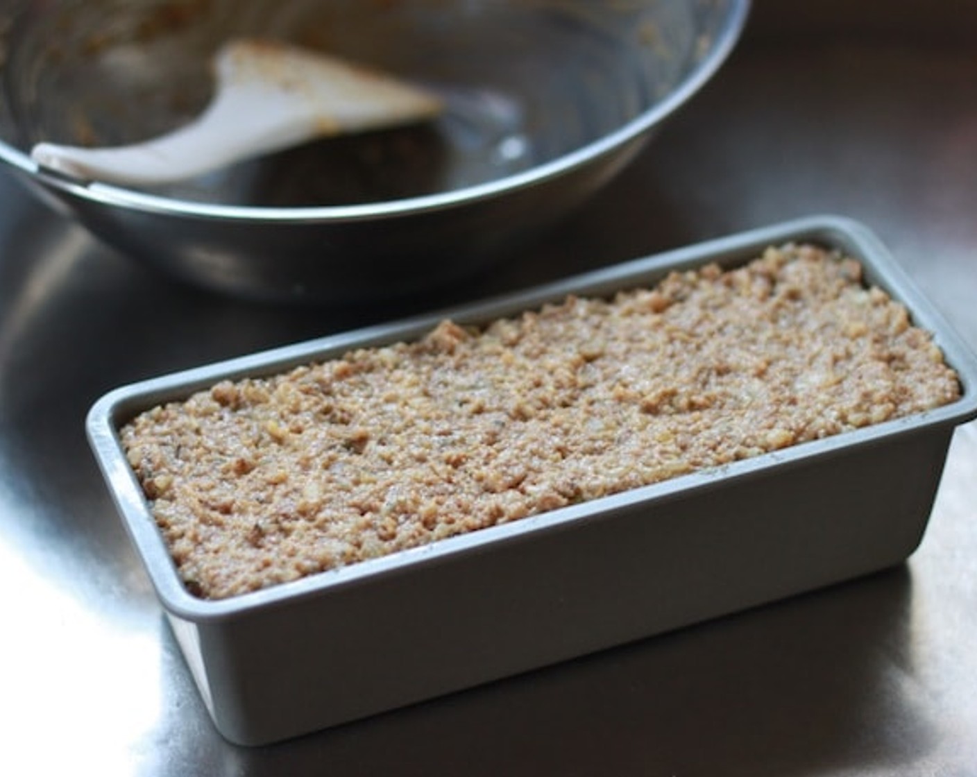 step 10 Pour the mixture into a baking pan. Toss this into the oven for 1 hour.