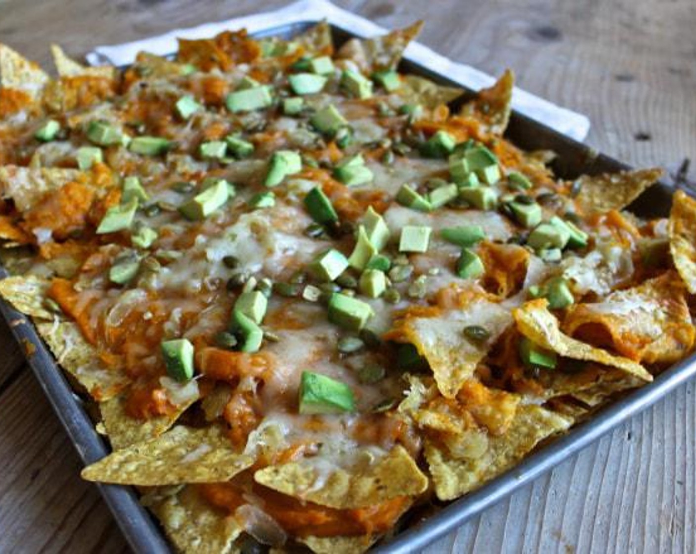 Butternut Squash & Caramelized Onion Nachos