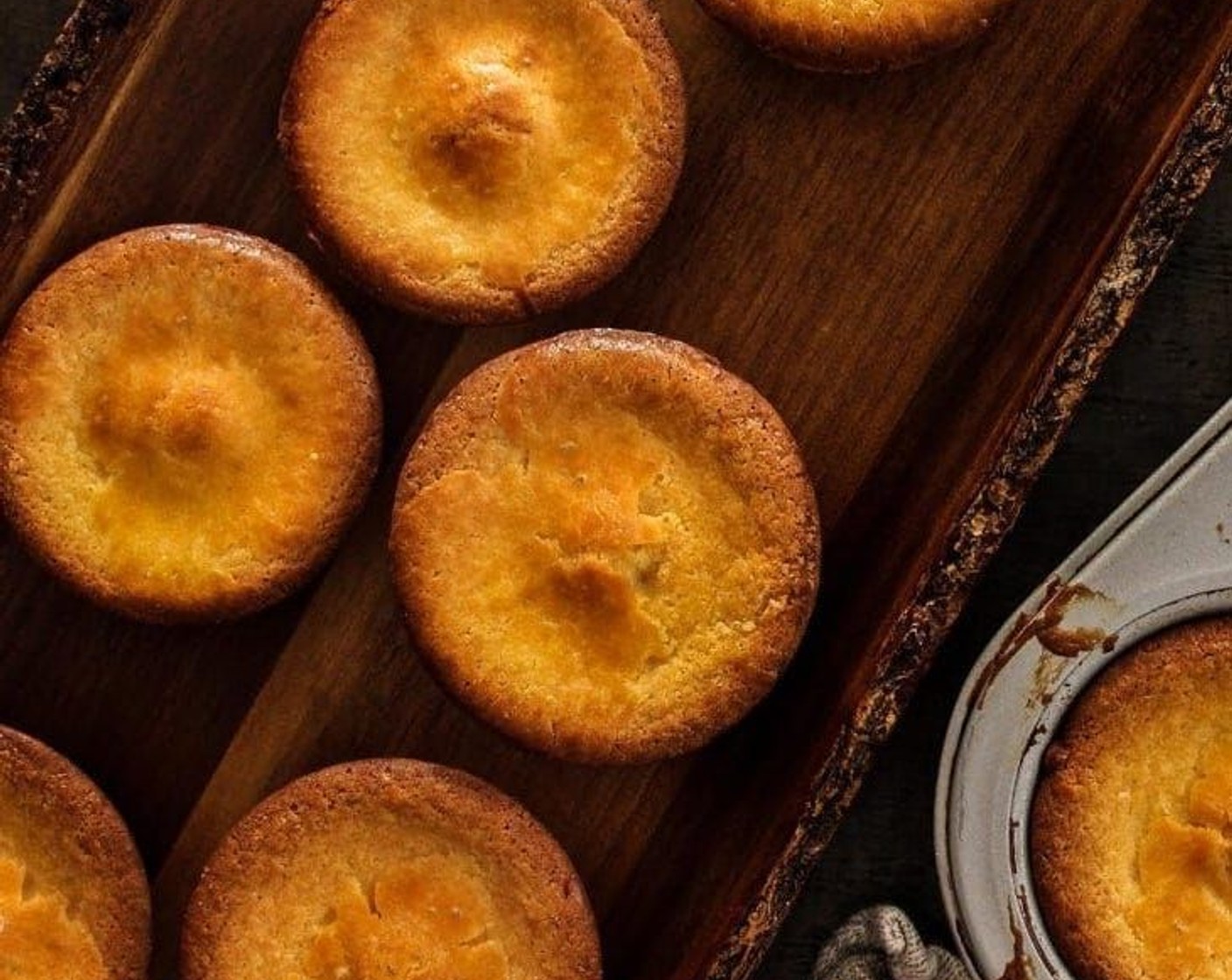 Mini Coconut Butter Mochi Cakes