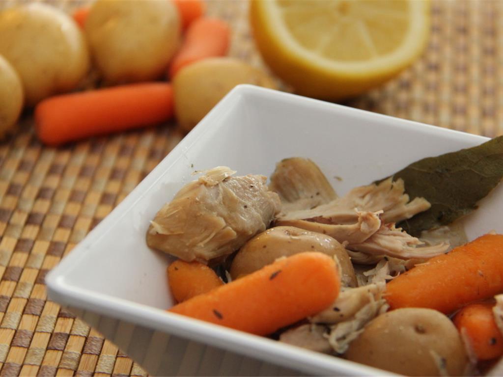 Step 6 of Rainy Day Stewed Chicken & Veggies Recipe: Enjoy!