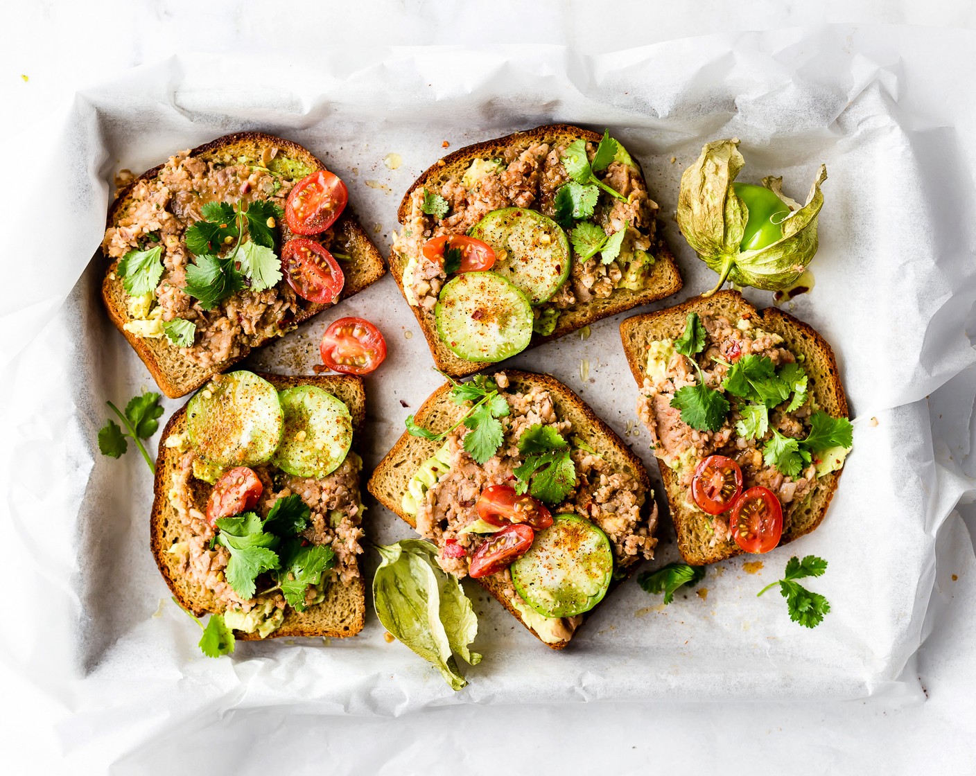 Smashed Mexican Avocado Toast