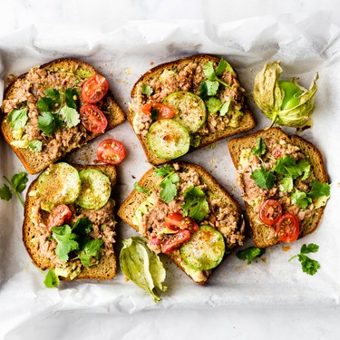 Smashed Mexican Avocado Toast Recipe | SideChef