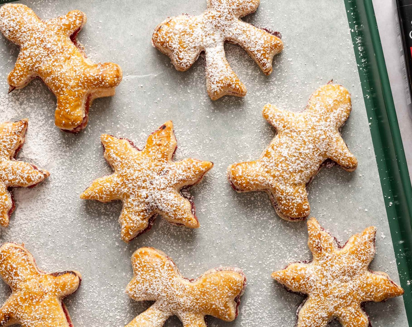 Cranberry Puff Pastry Cutouts