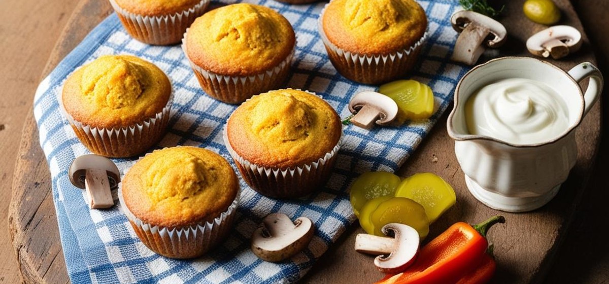 Cornbread Muffins with Veggies Recipe | SideChef