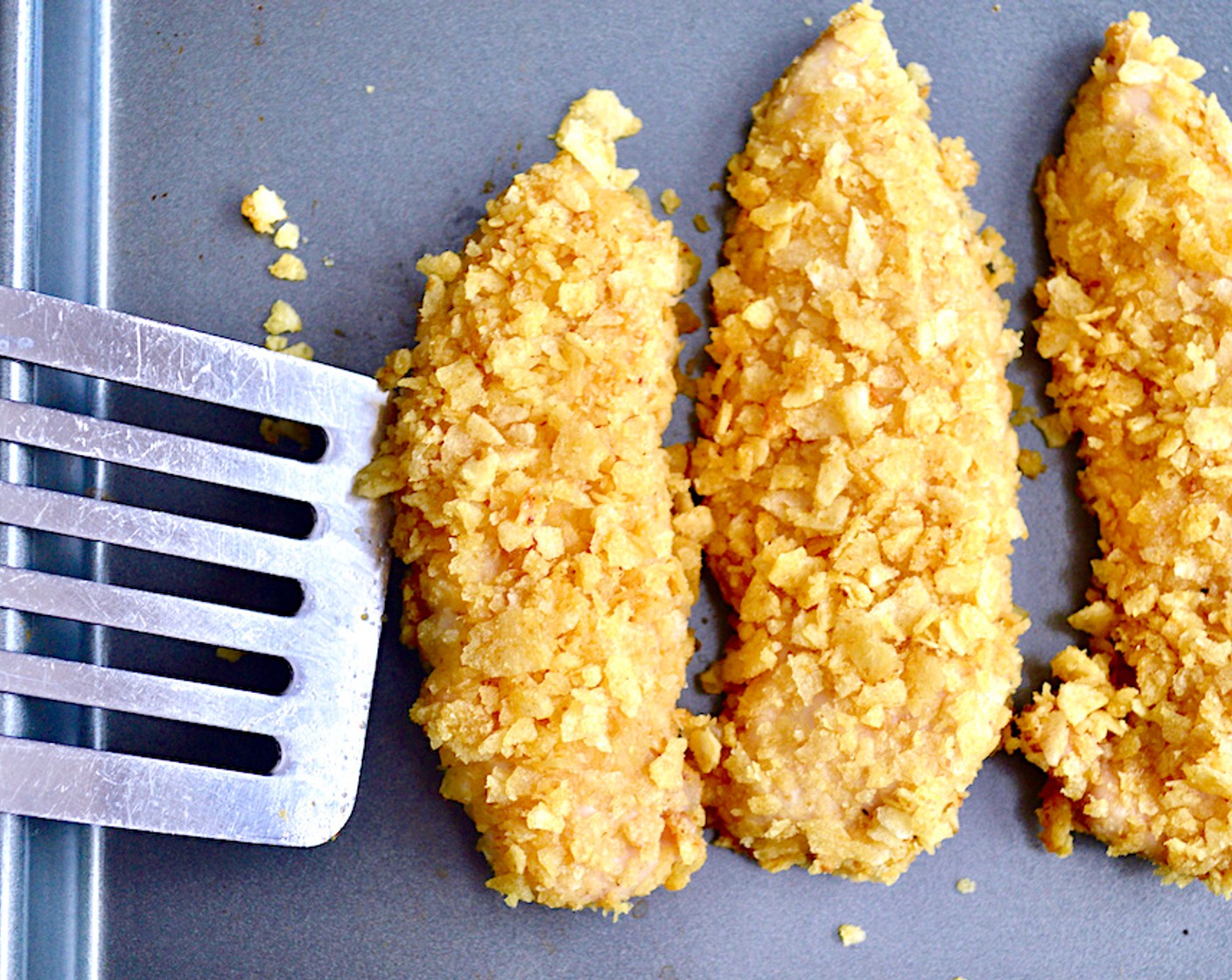 Chip Crusted Baked Chicken