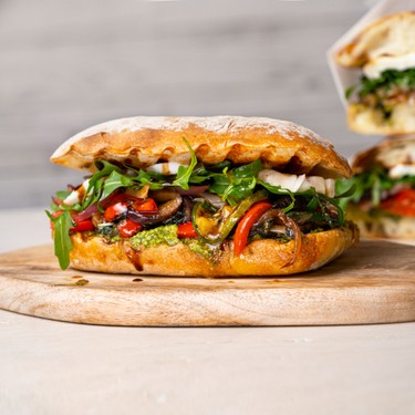 Grilled Vegetables Pesto Sandwich Recipe | SideChef
