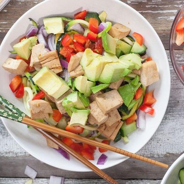 Sesame Ginger Tofu Poke Bowl Recipe | SideChef