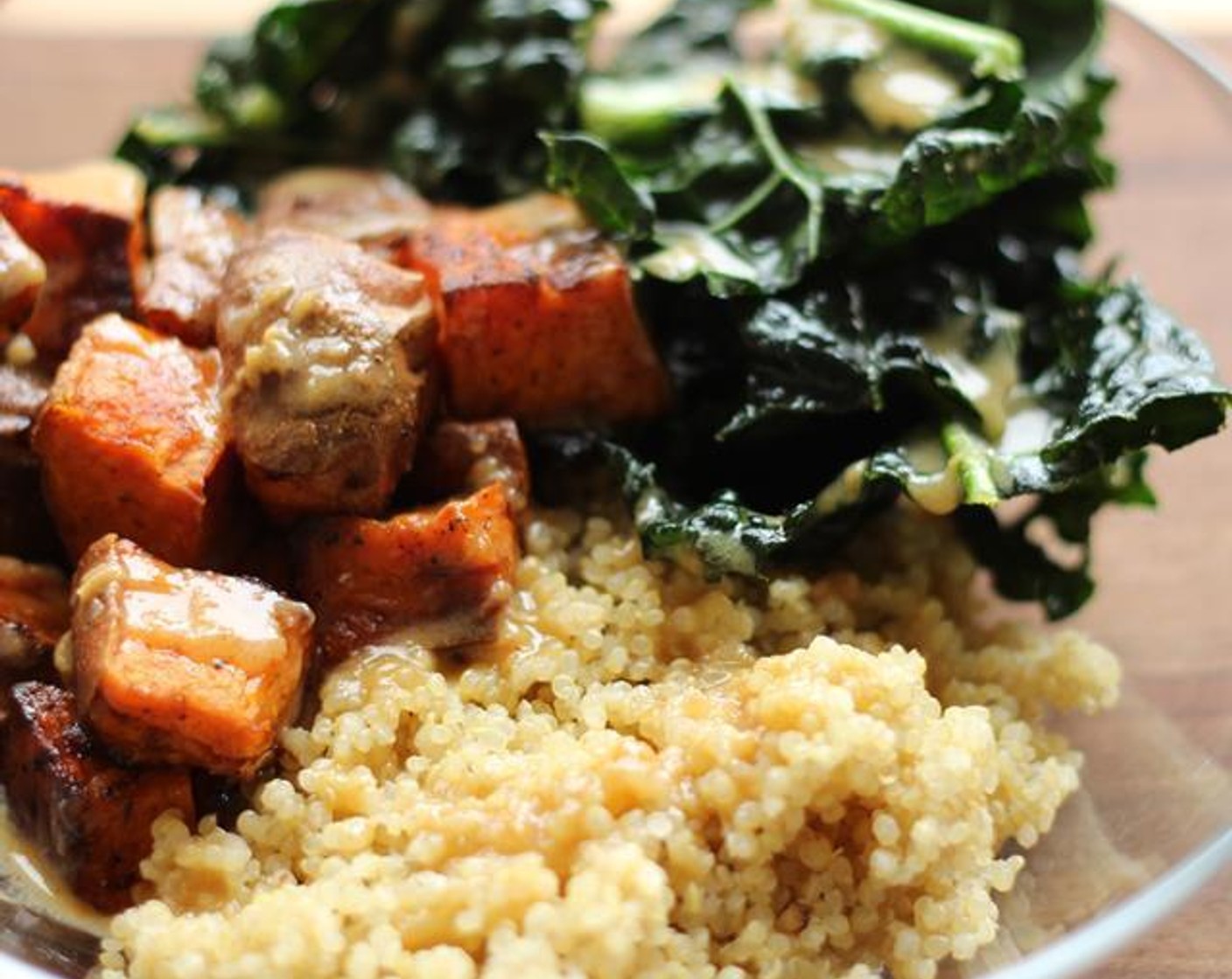 Kale & Sweet Potato Quinoa Bowl