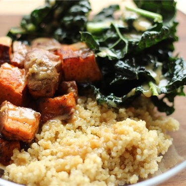 Kale & Sweet Potato Quinoa Bowl Recipe | SideChef