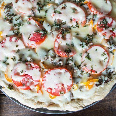 Alfredo and Veggie Game Day Pizza Recipe | SideChef