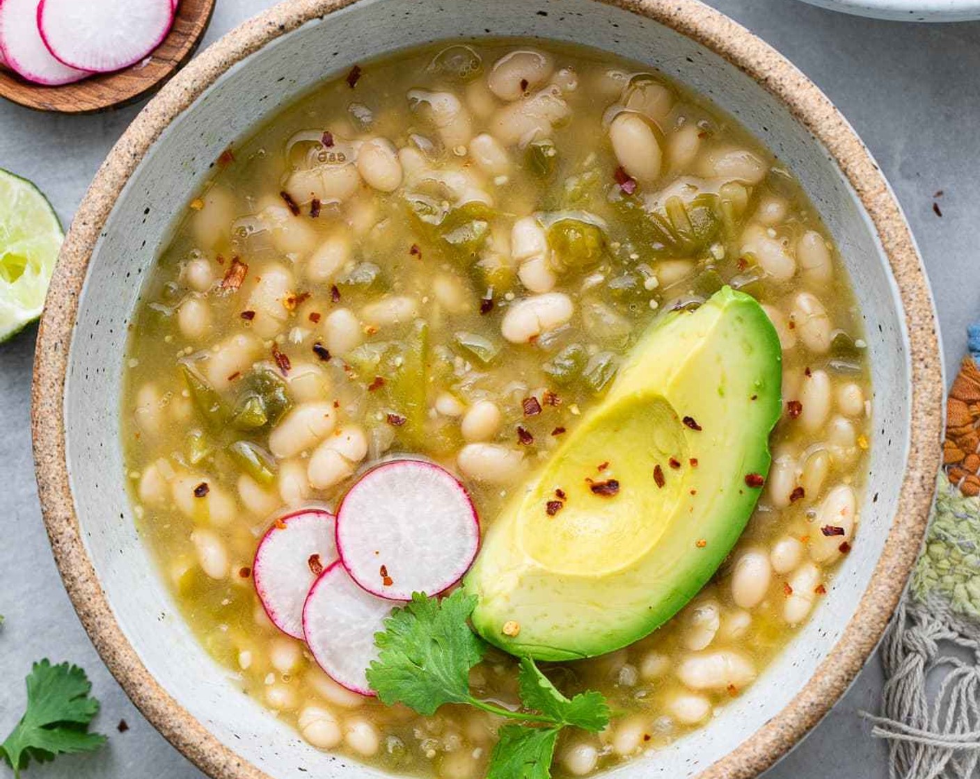 White Bean and Tomatillo Soup