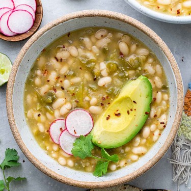 White Bean and Tomatillo Soup Recipe | SideChef